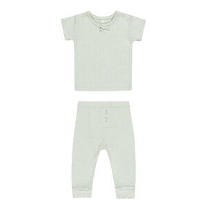NWT - Quincy Mae Pointelle Mint set